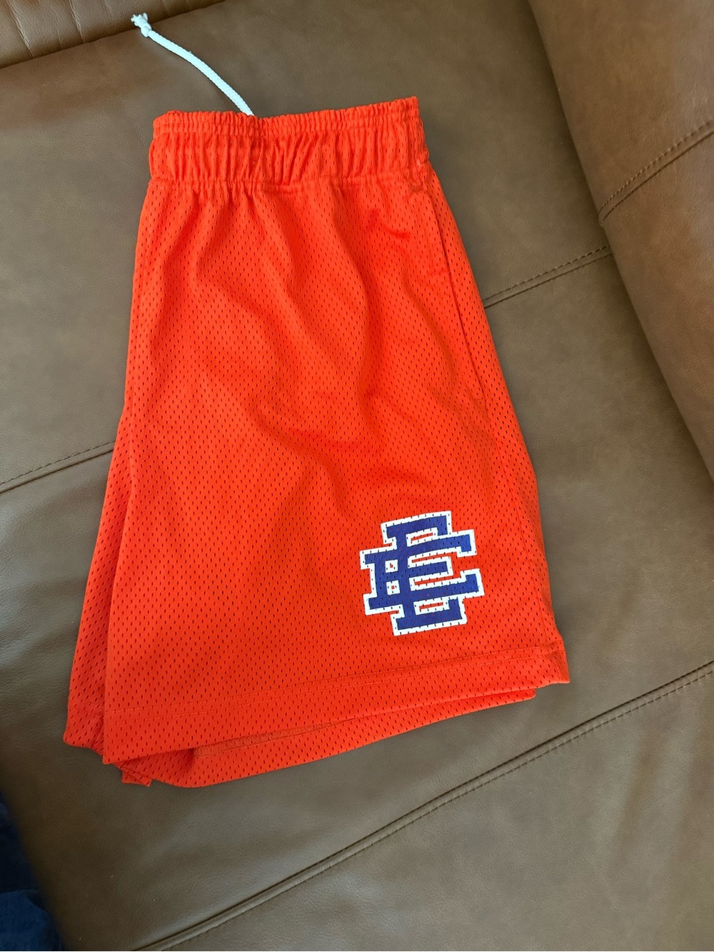 Eric Emanuel Men's Athletic Mesh Shorts - Bright Orange